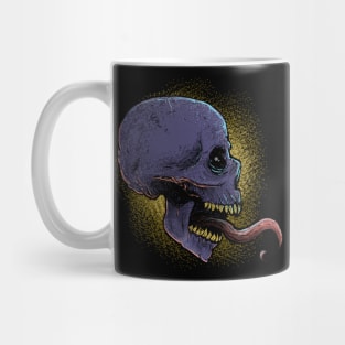 Blue Skull Head Mug